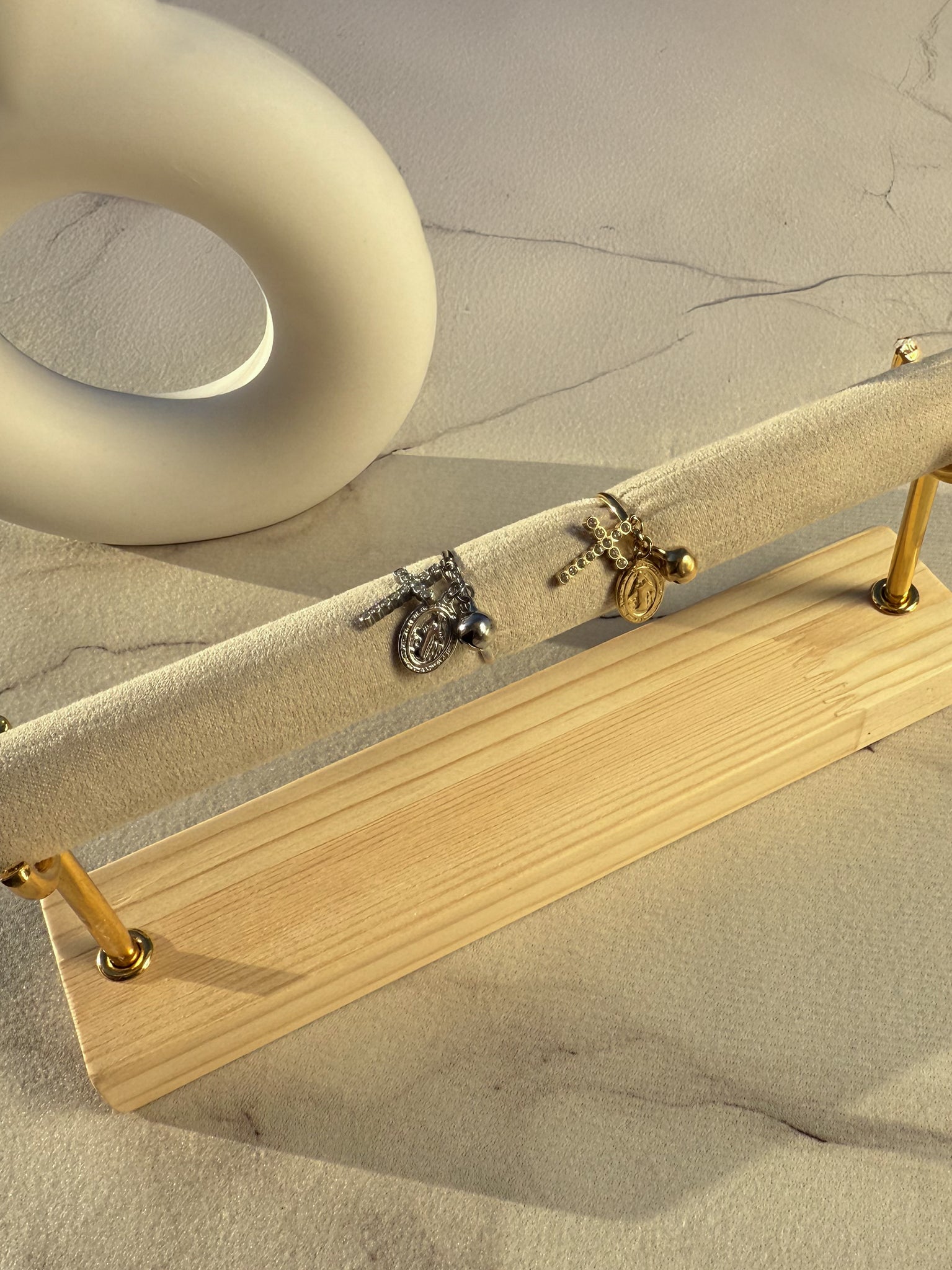 ANELLI CROCE PENDENTE