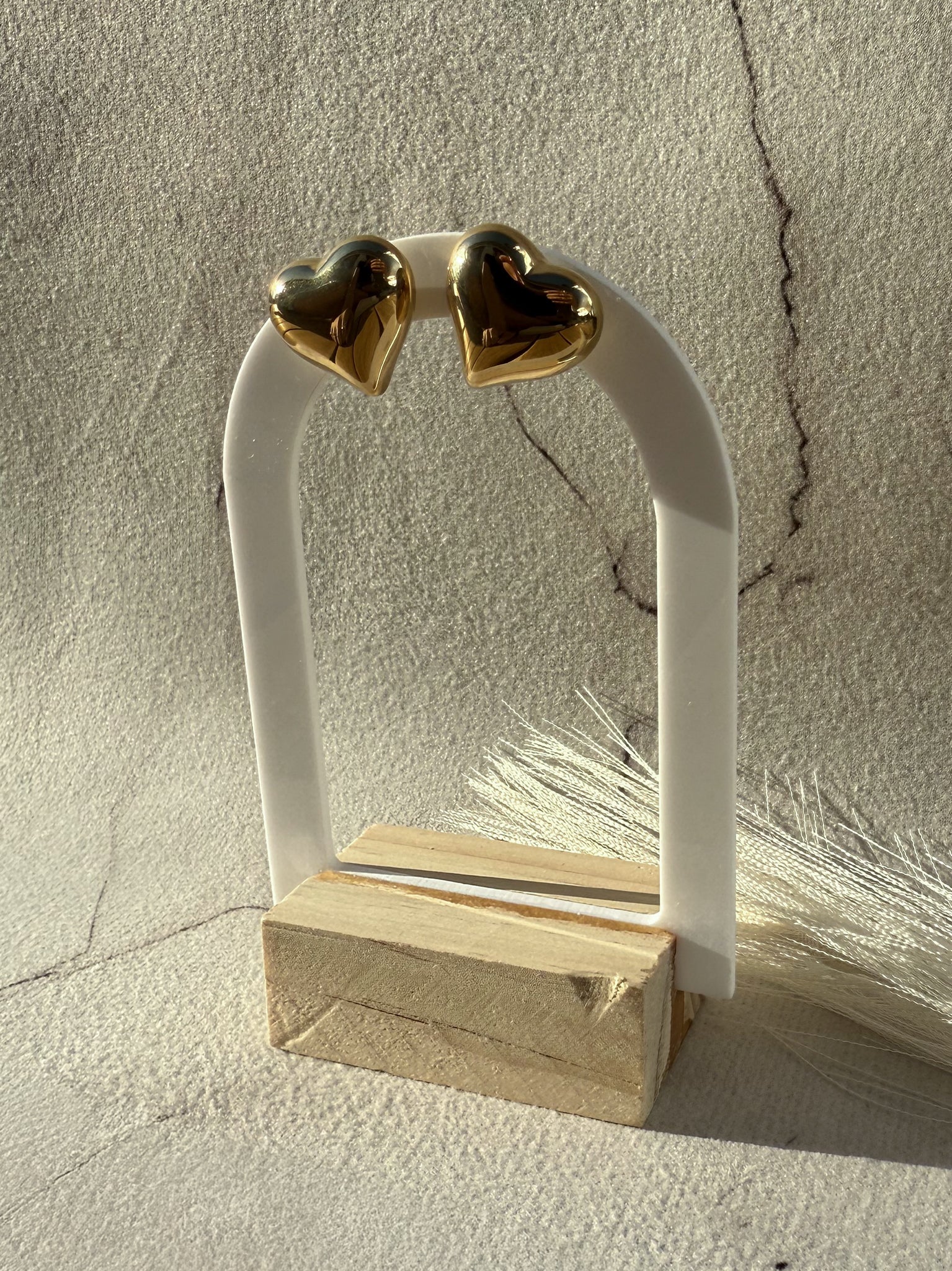 ORECCHINI HEART BUTTON