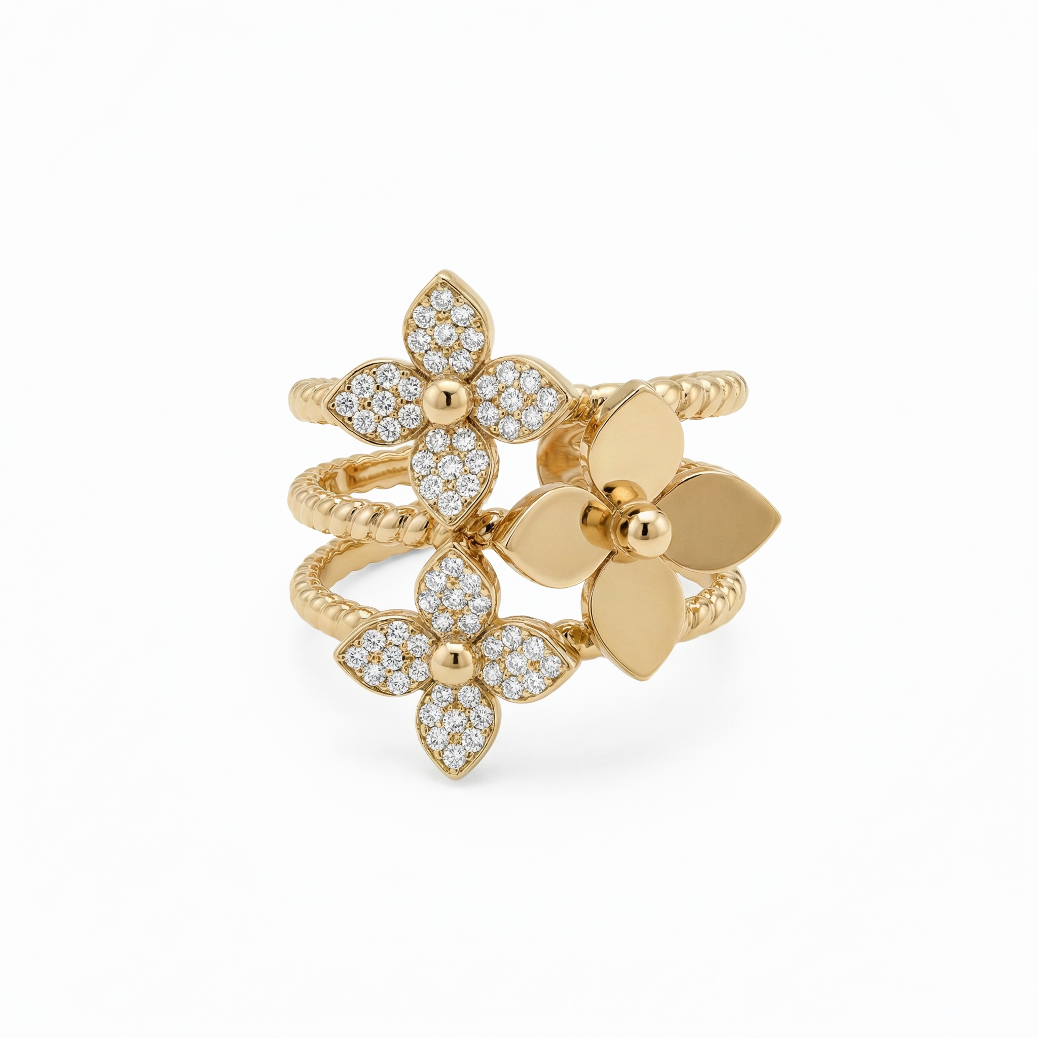 Anello Tris Flower