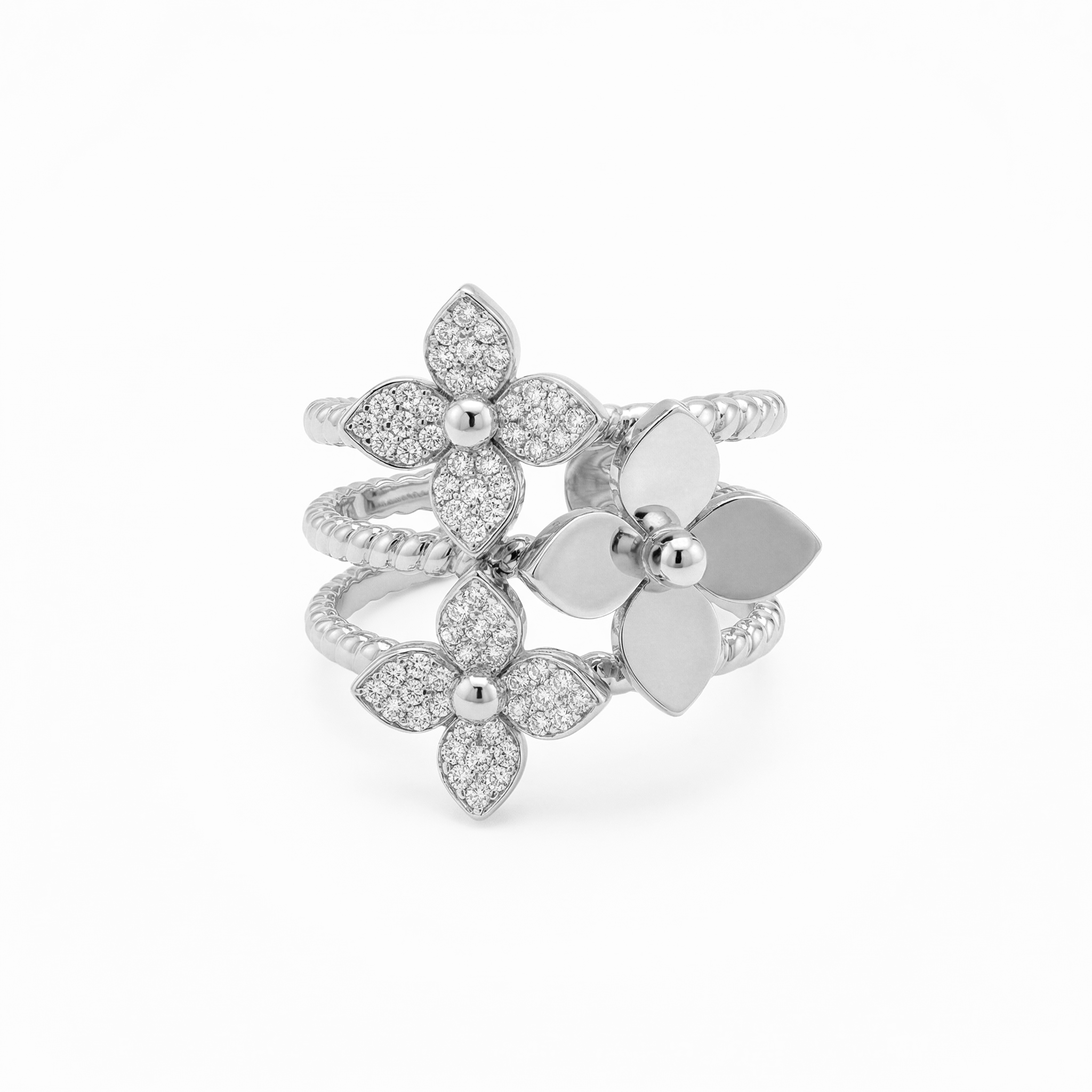 Anello Tris Flower