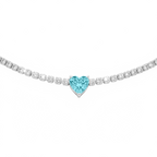 Collana Tennis Cuoricino
