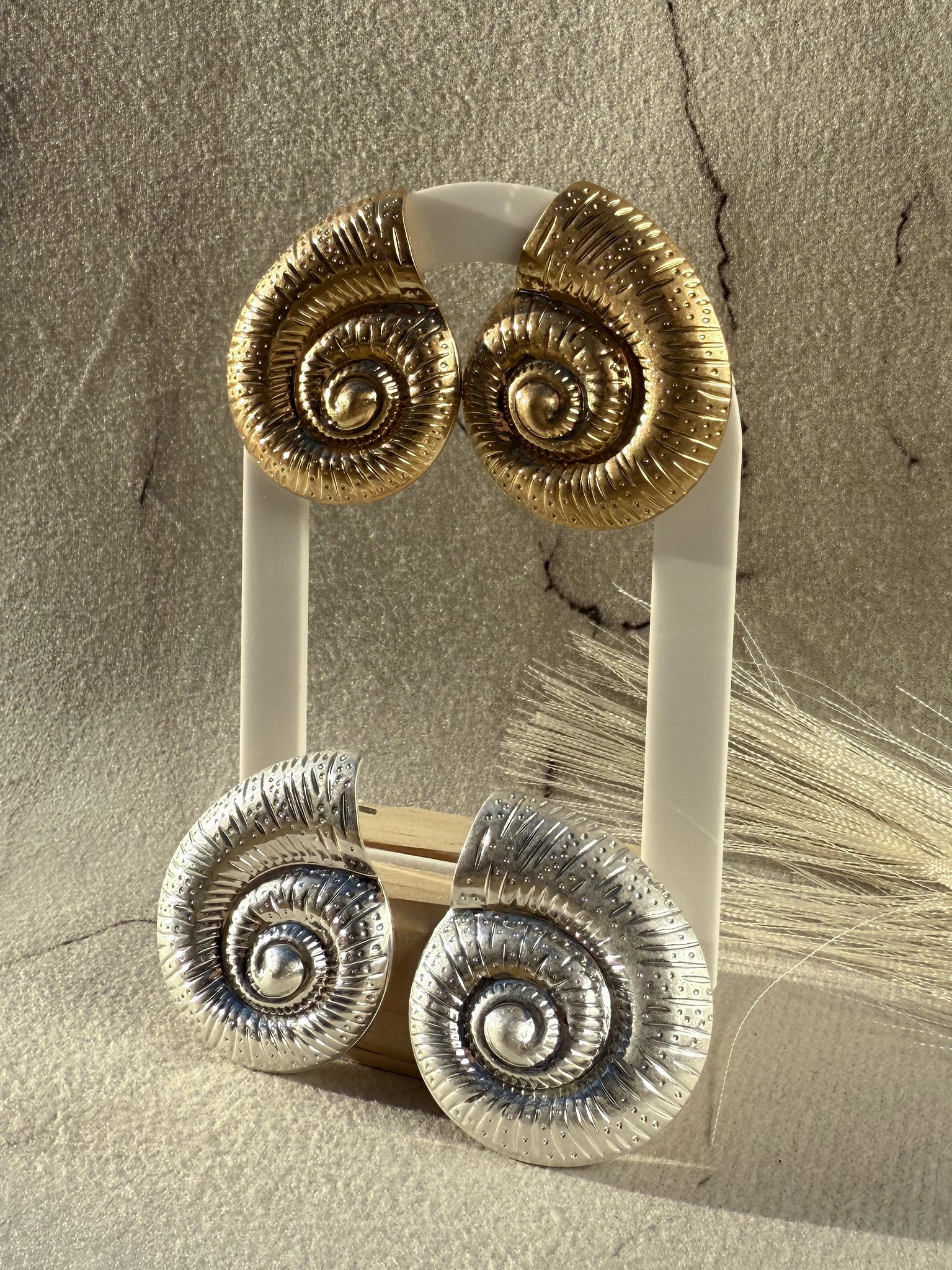 ORECCHINI BIG CONCHIGLIA