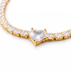 Bracciale Tennis Cuoricino