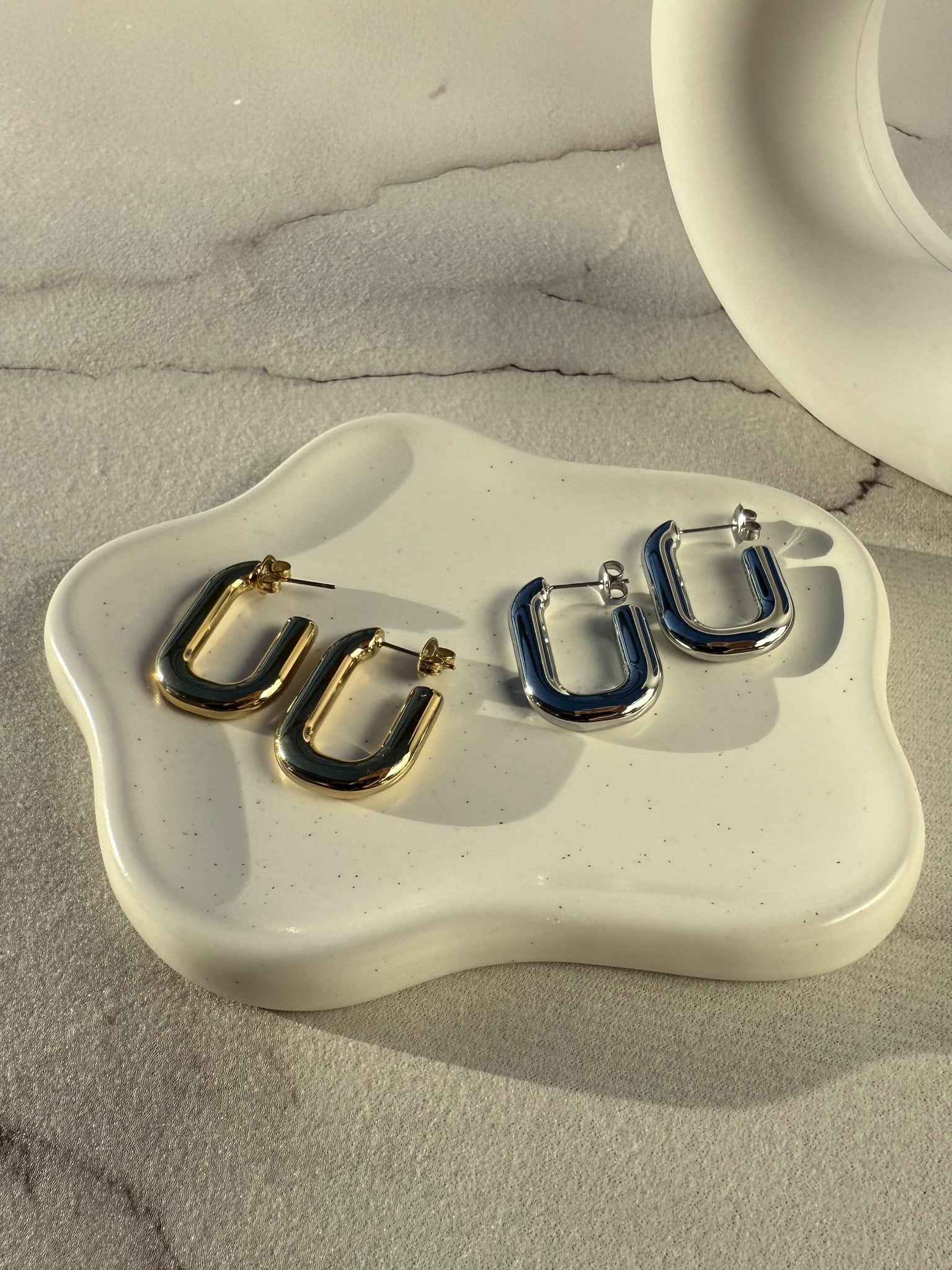 ORECCHINI BROKEN SQUARE