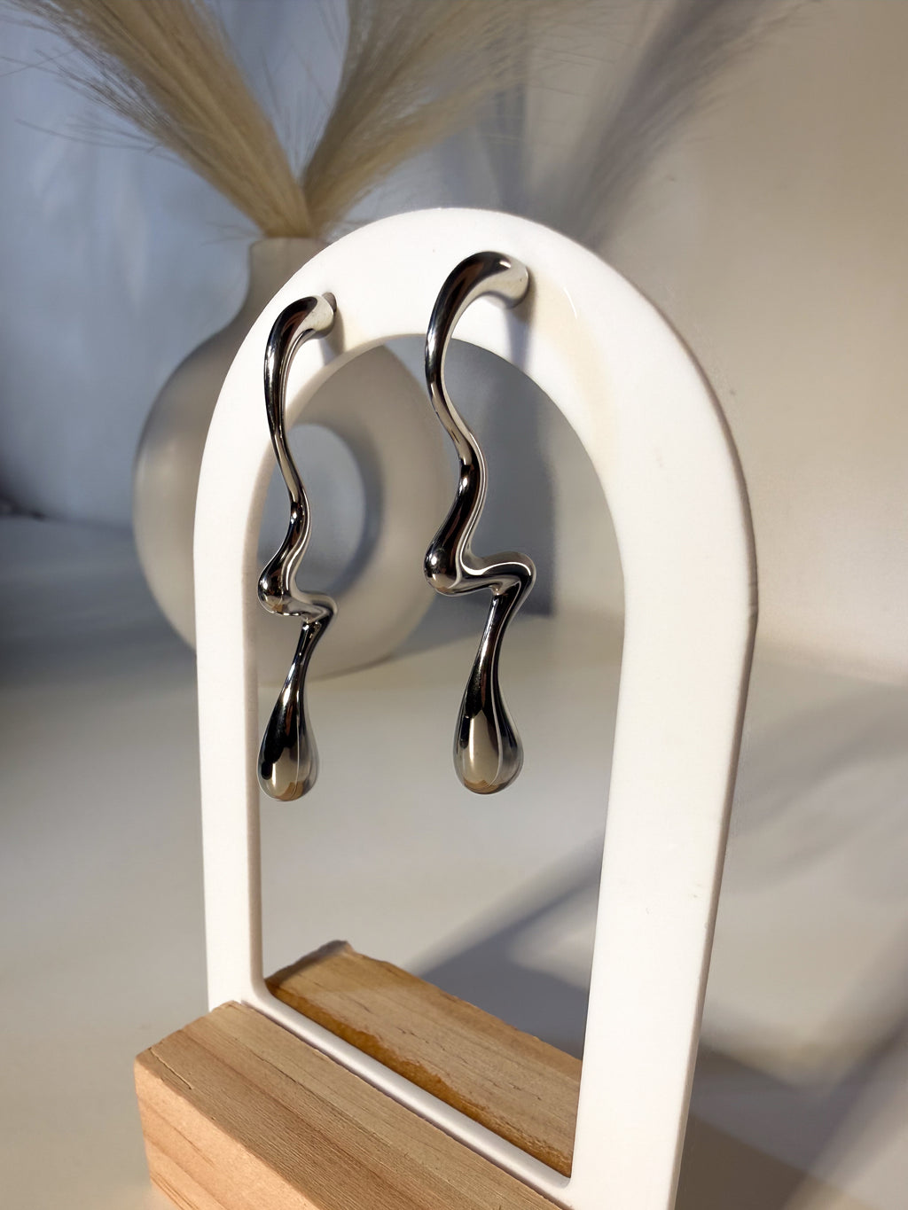 ORECCHINI FLUIDI ZIG ZAG