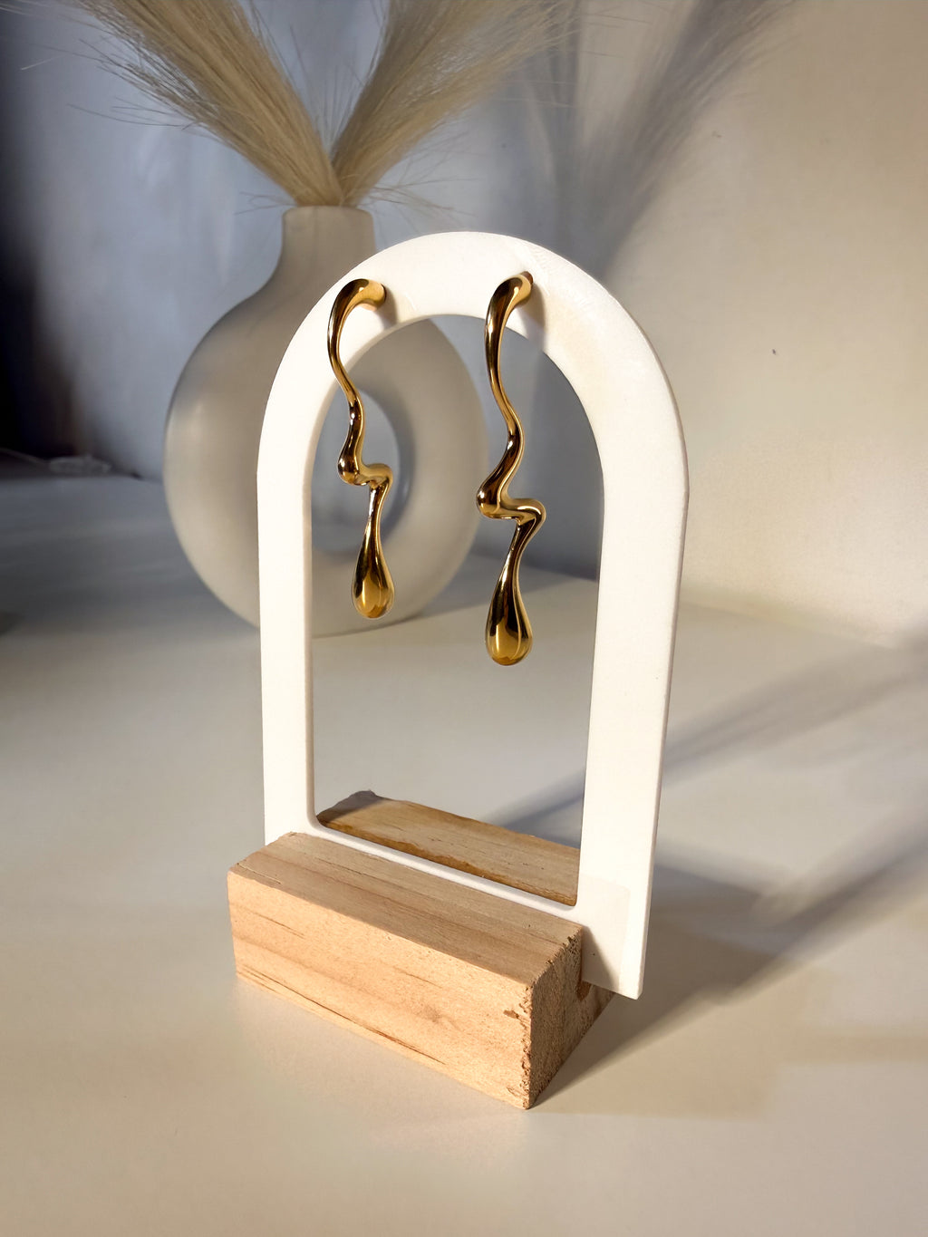 ORECCHINI FLUIDI ZIG ZAG