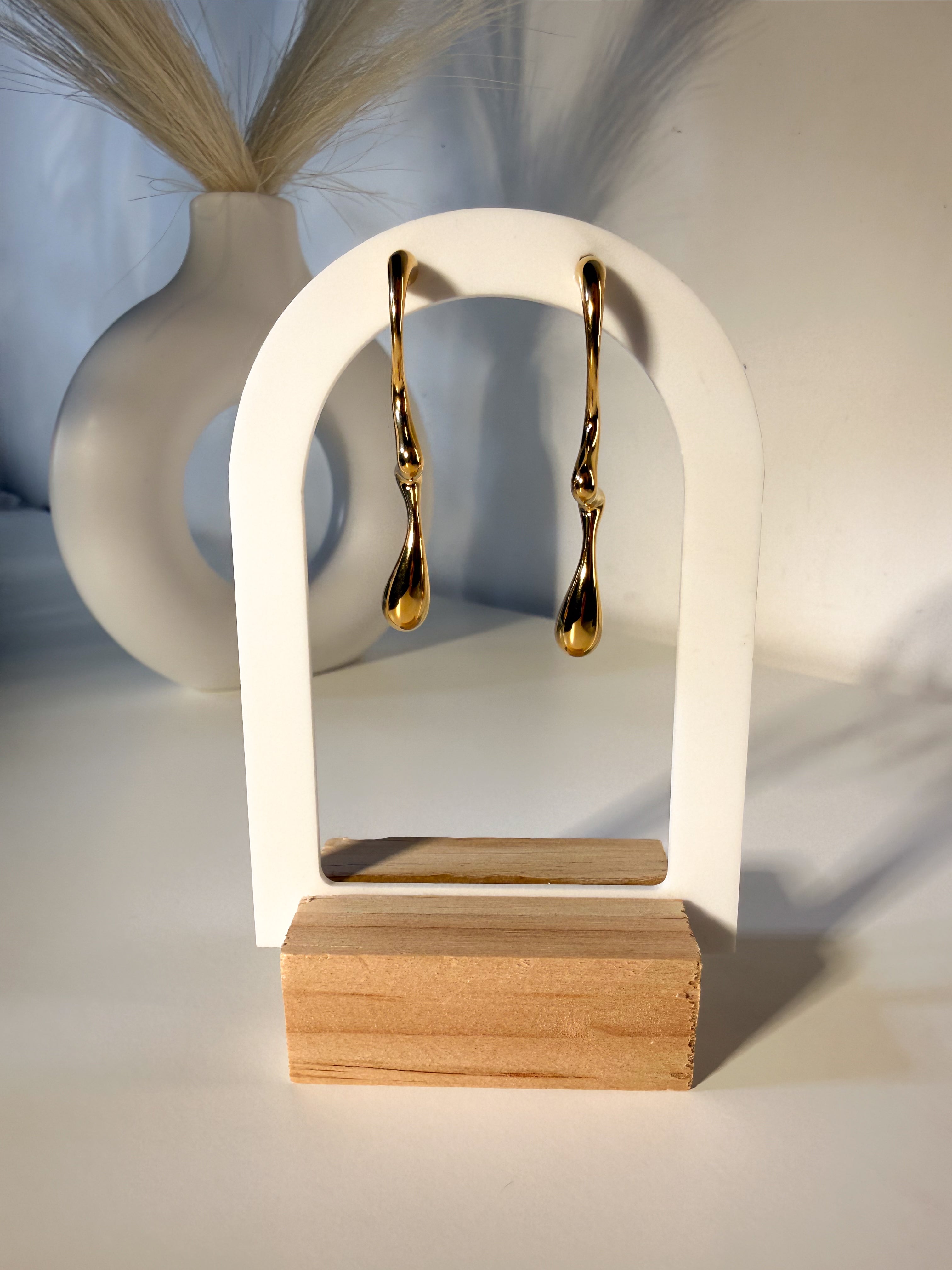 ORECCHINI FLUIDI ZIG ZAG