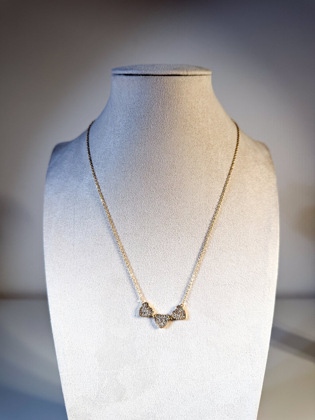 COLLANA TRIS CUORICINI