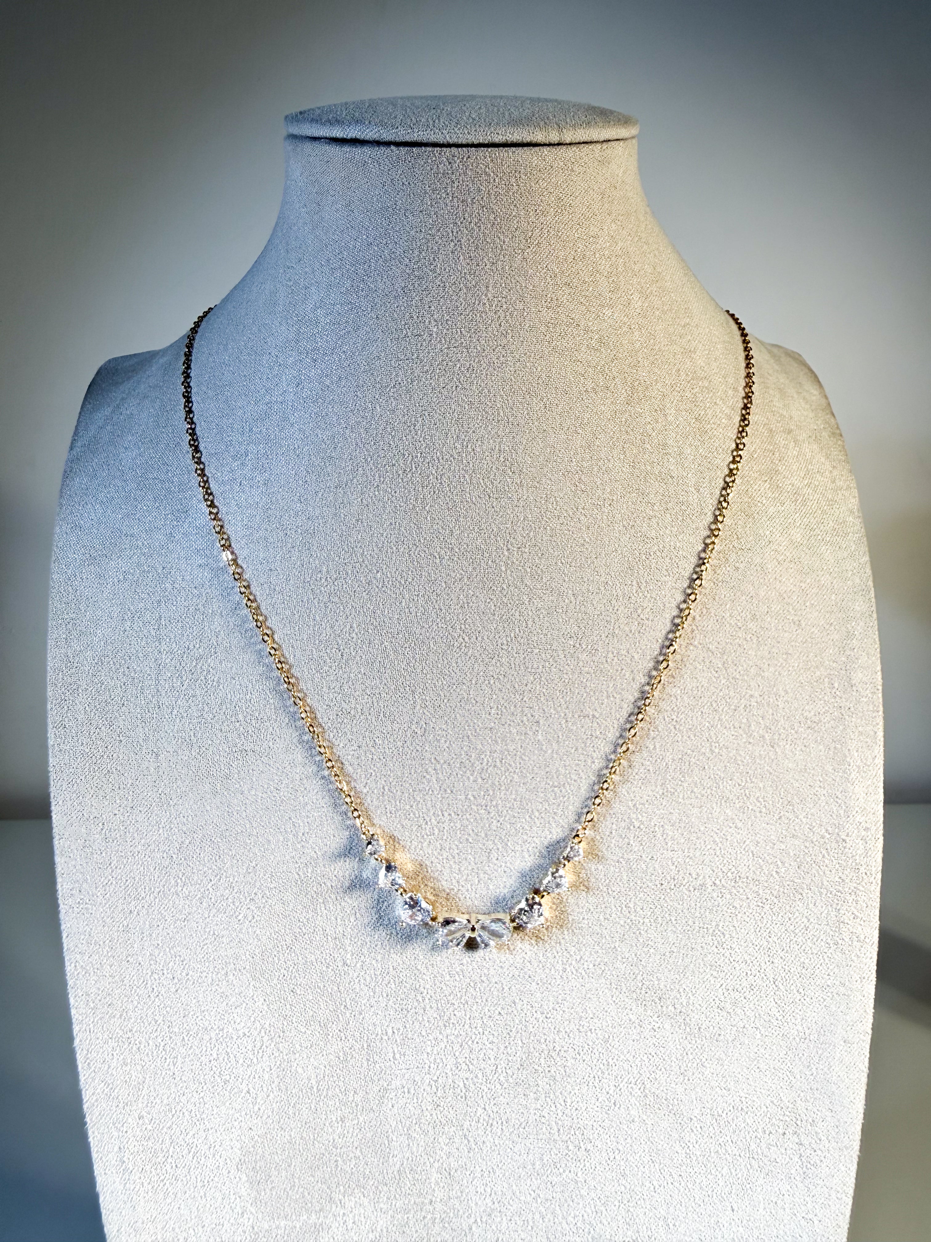 COLLANA FIOCCO CUORICINI