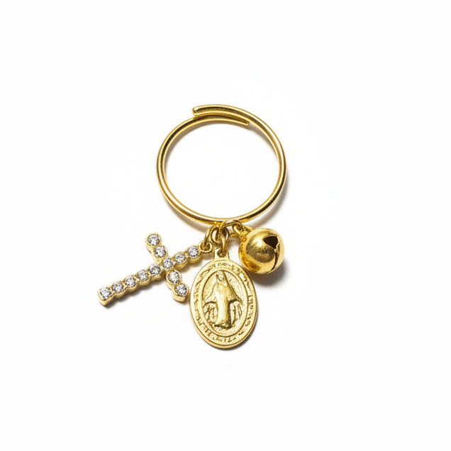 Anelli Croce Pendente