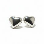 Orecchini Heart Button