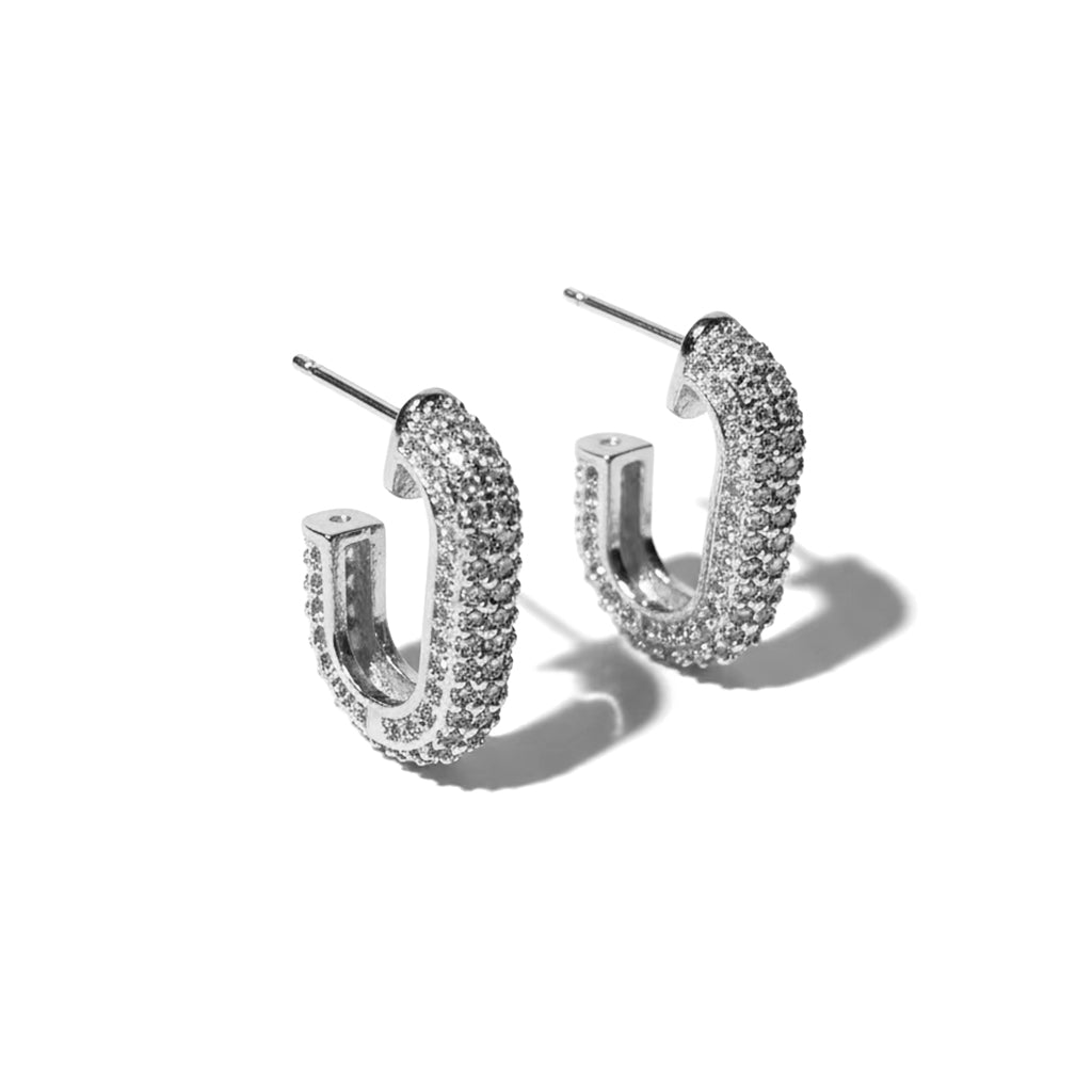 Orecchini Brokhen Square Brillantini