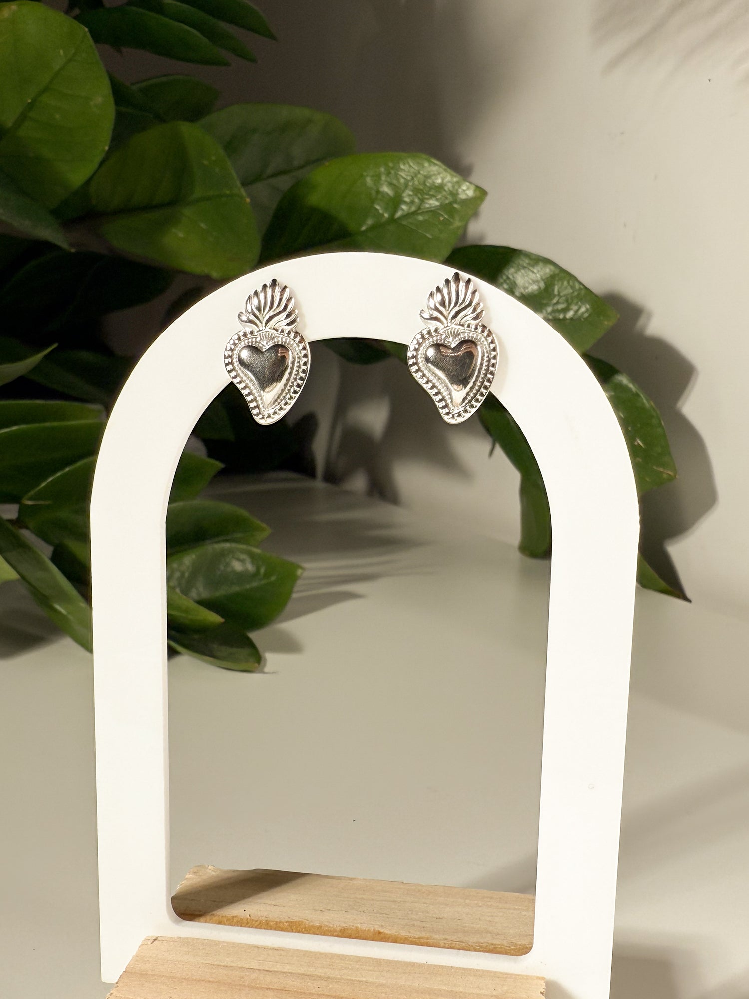 ORECCHINI CUORE SACRO