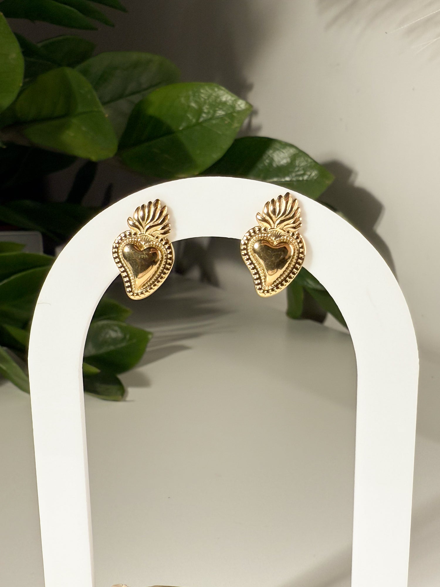 ORECCHINI CUORE SACRO