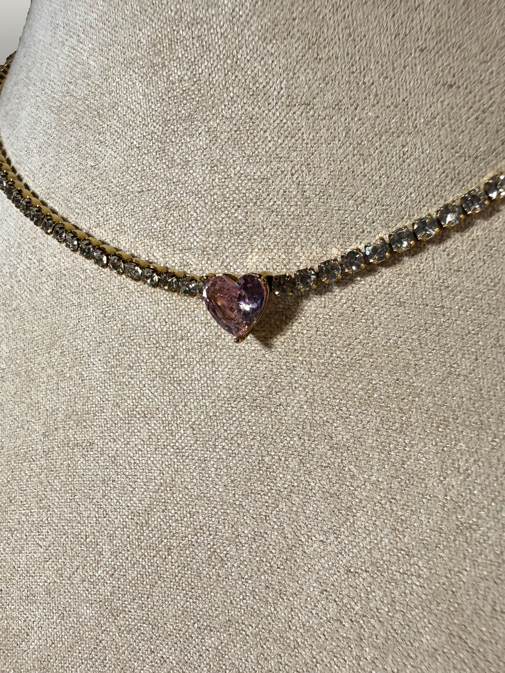 COLLANA TENNIS CUORICINO