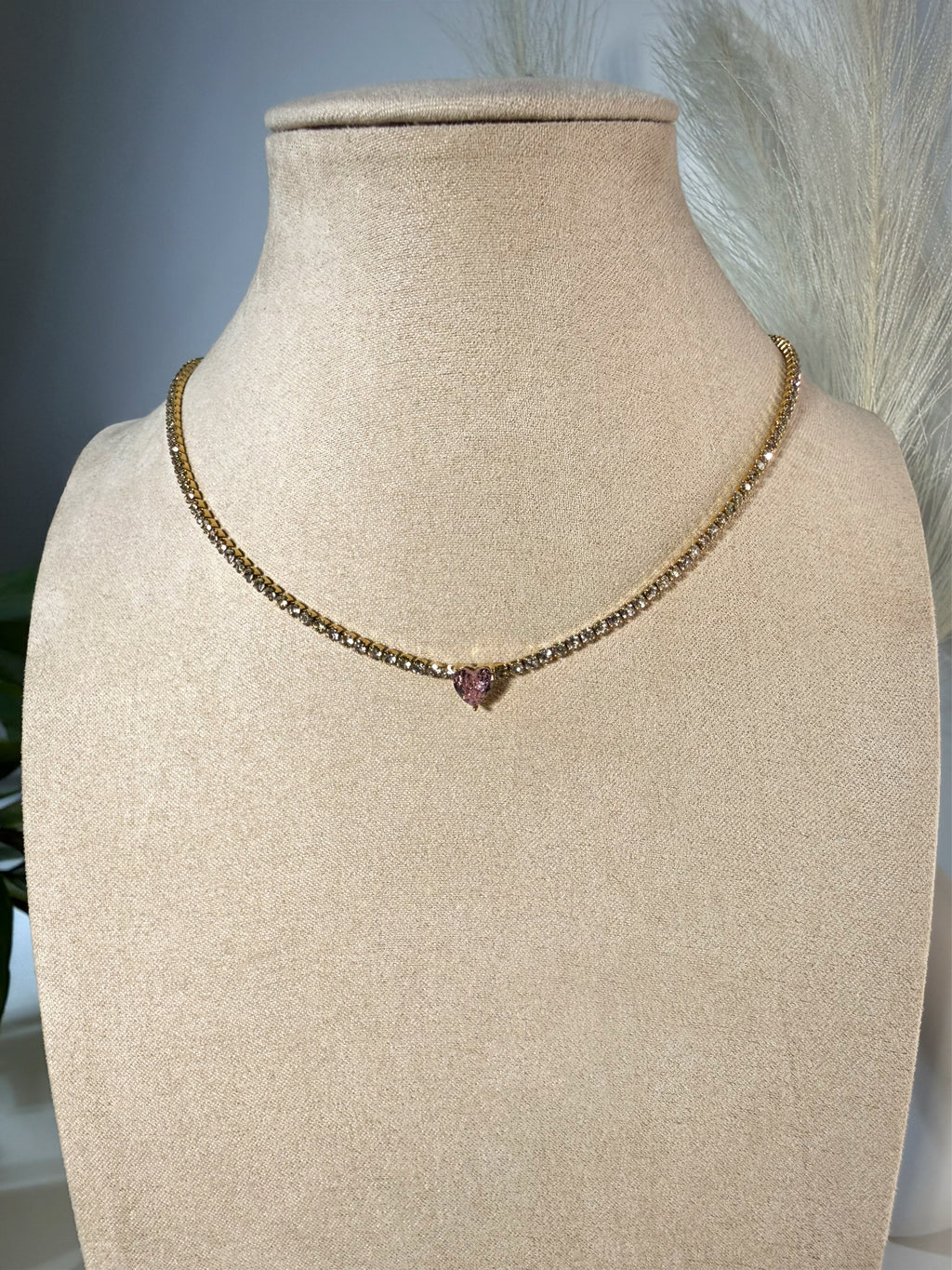 COLLANA TENNIS CUORICINO