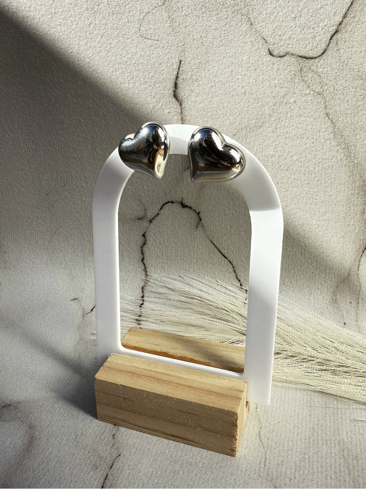 ORECCHINI HEART BUTTON