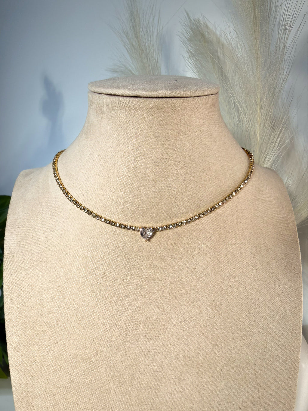 COLLANA TENNIS CUORICINO