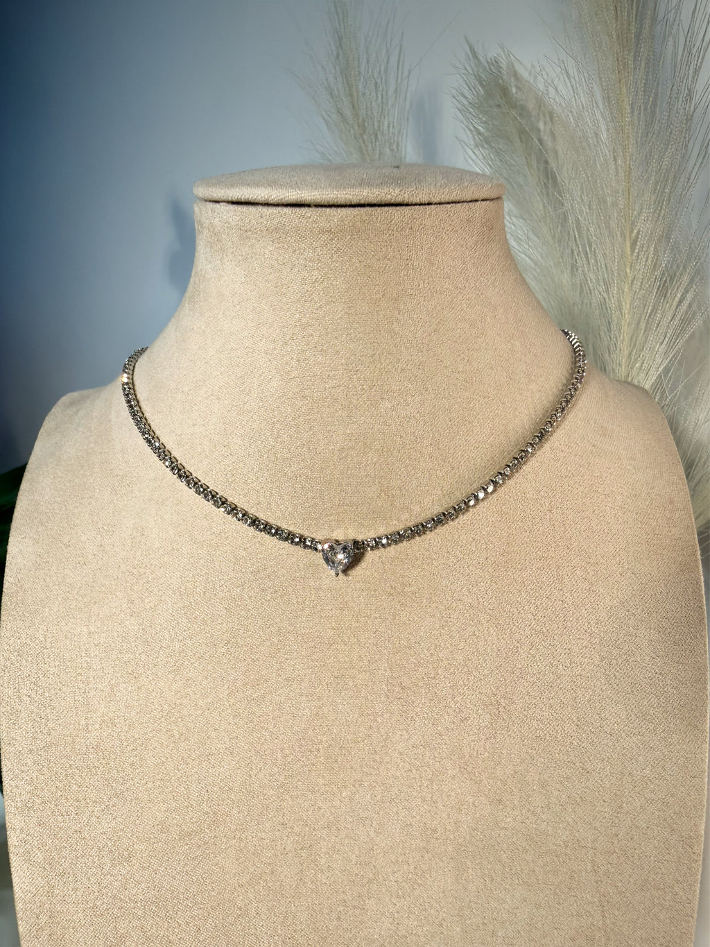 COLLANA TENNIS CUORICINO