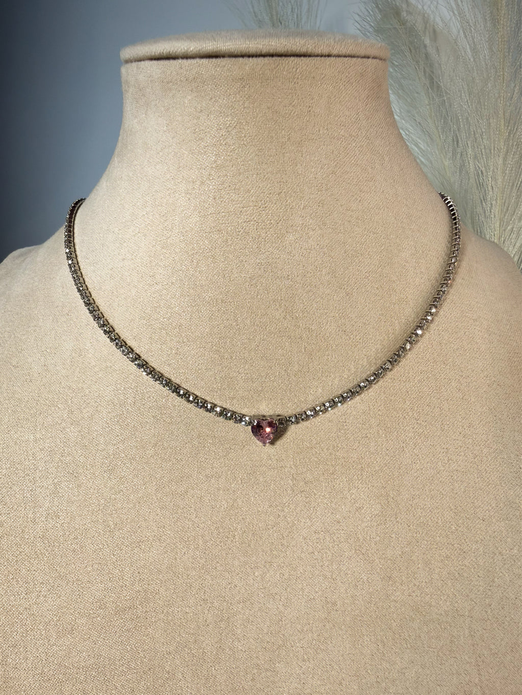 COLLANA TENNIS CUORICINO