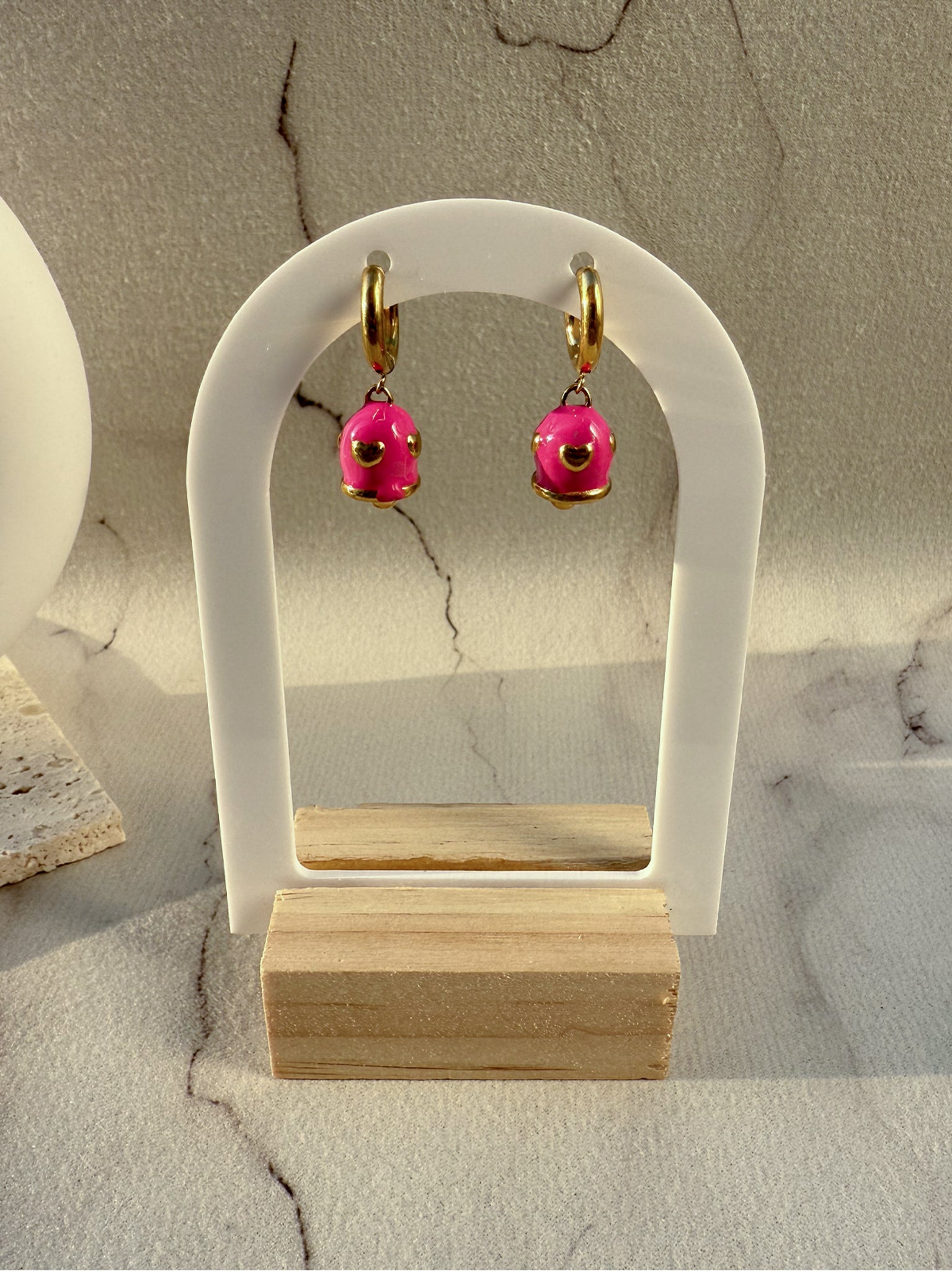 ORECCHINI CAMPANELLA CON CUORE