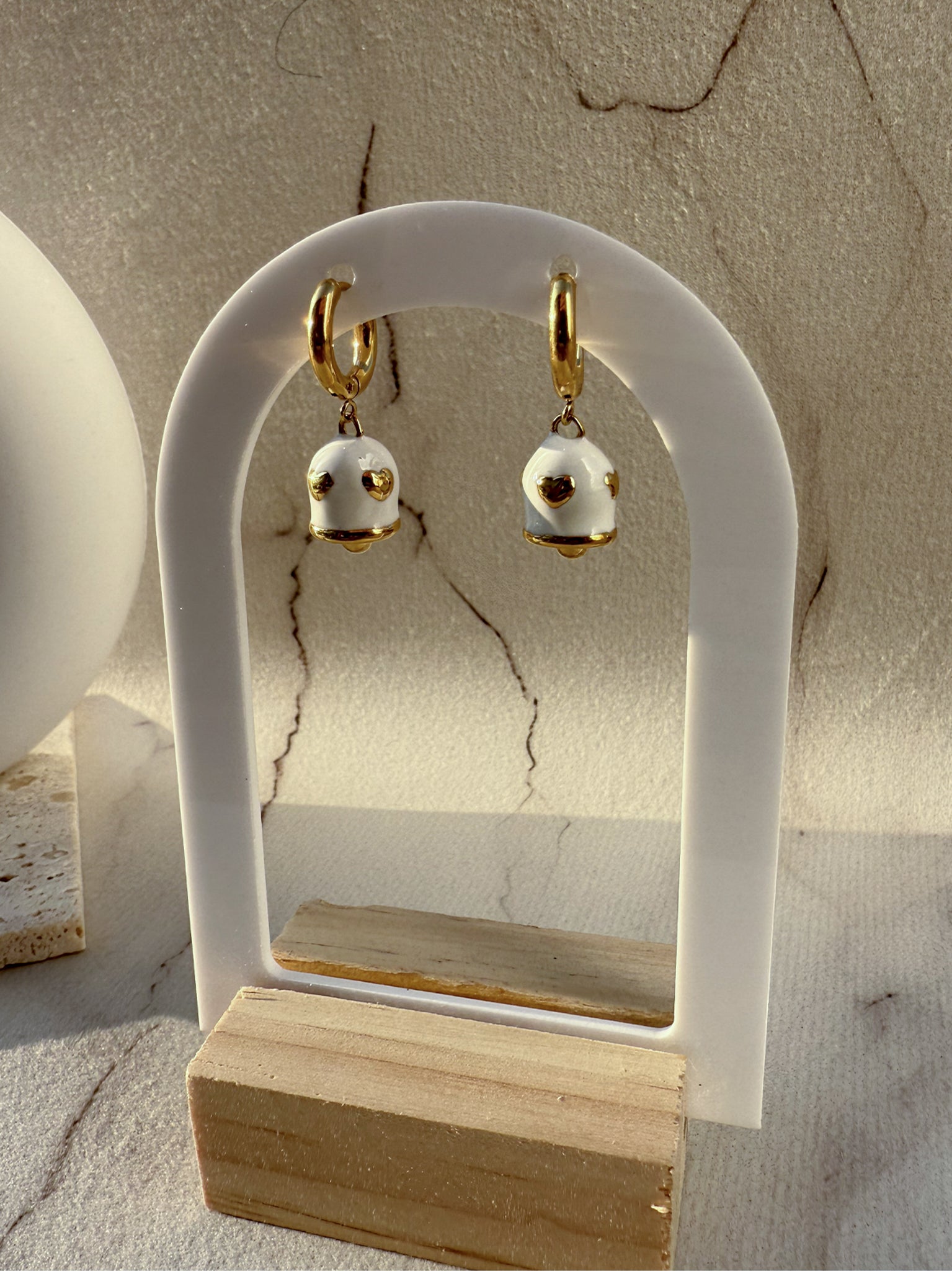 ORECCHINI CAMPANELLA CON CUORE