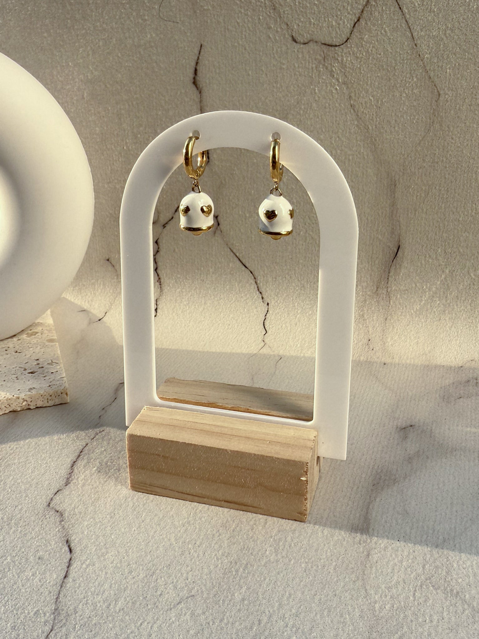 ORECCHINI CAMPANELLA CON CUORE