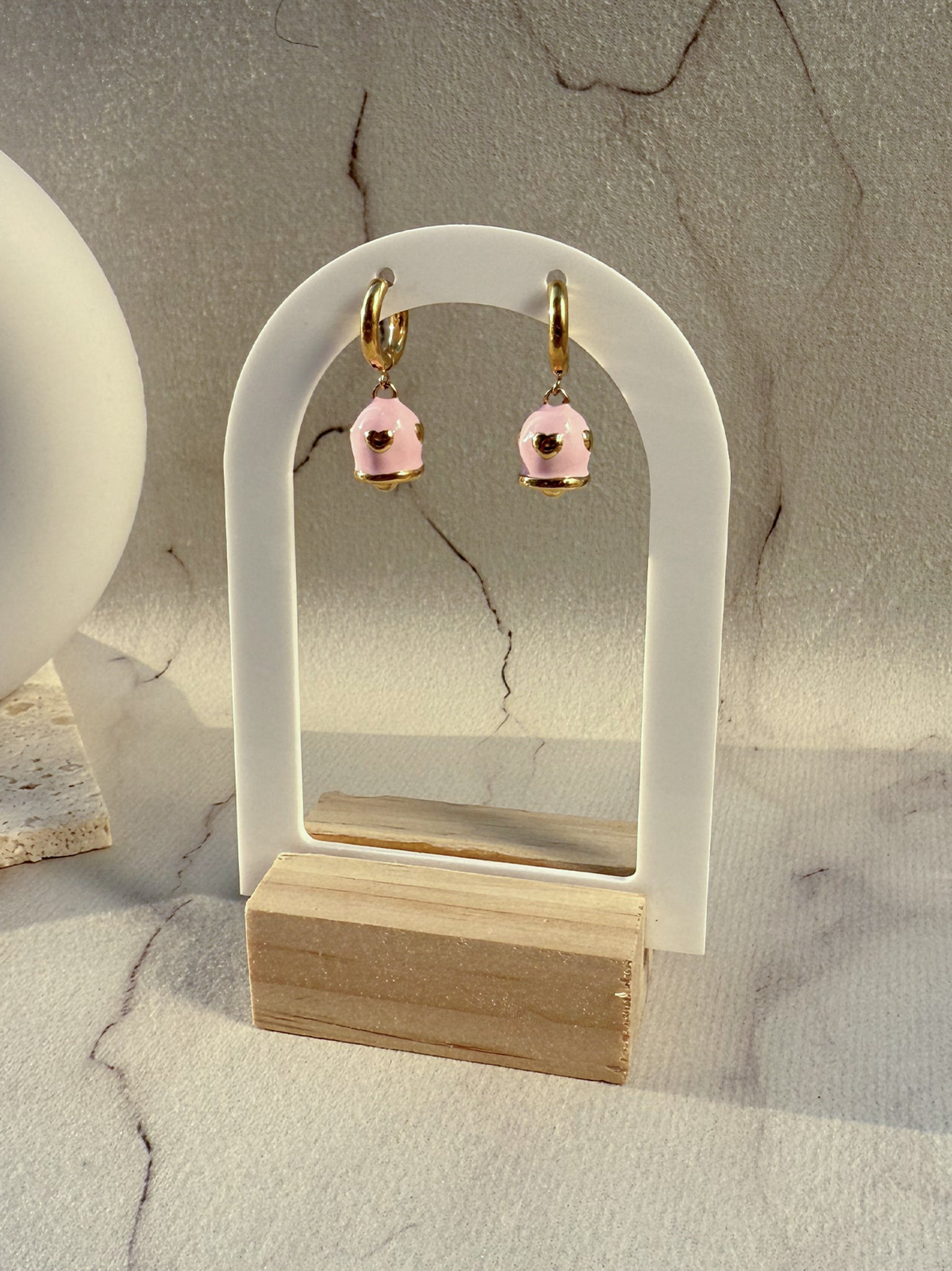 ORECCHINI CAMPANELLA CON CUORE