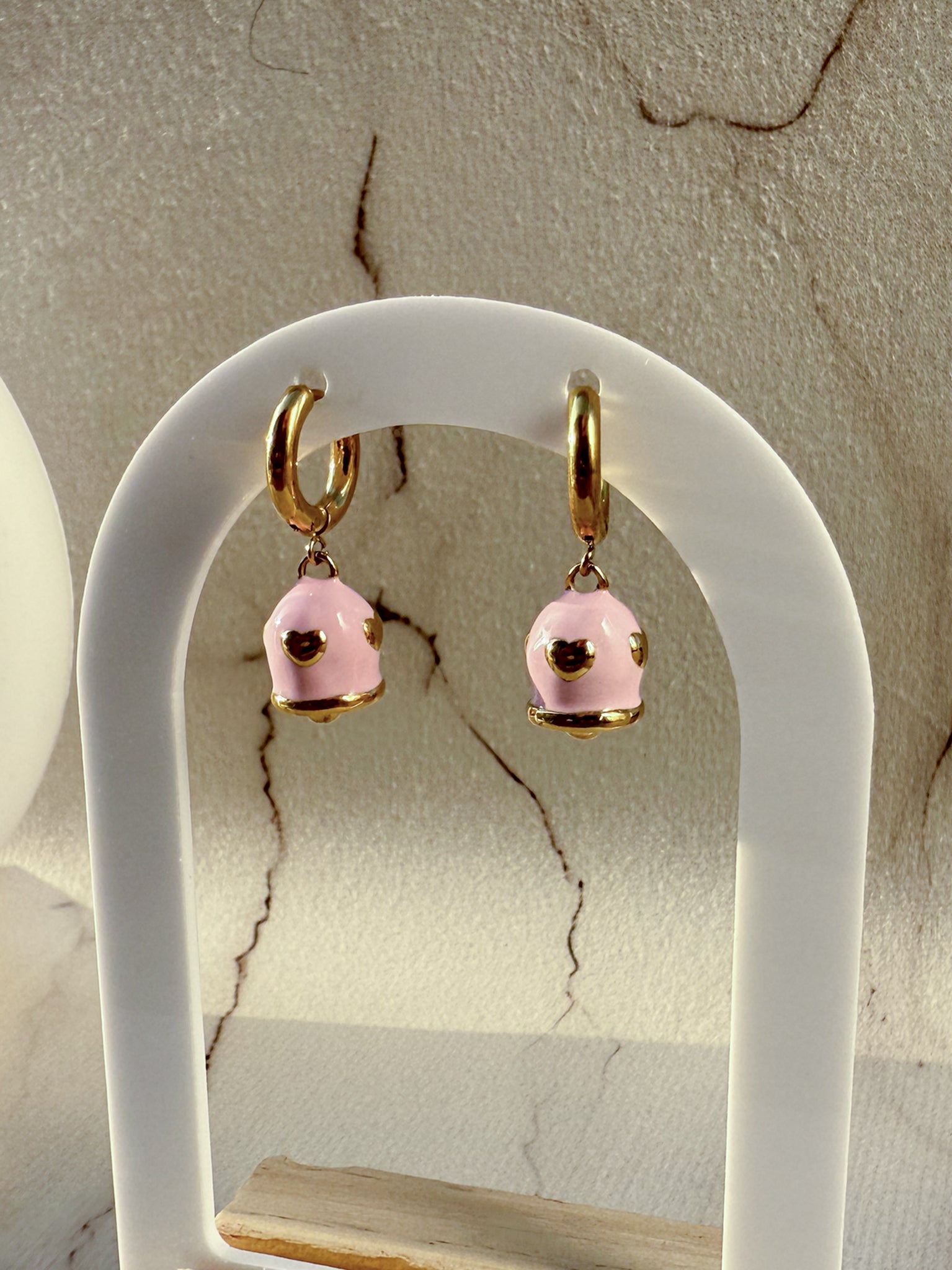 ORECCHINI CAMPANELLA CON CUORE