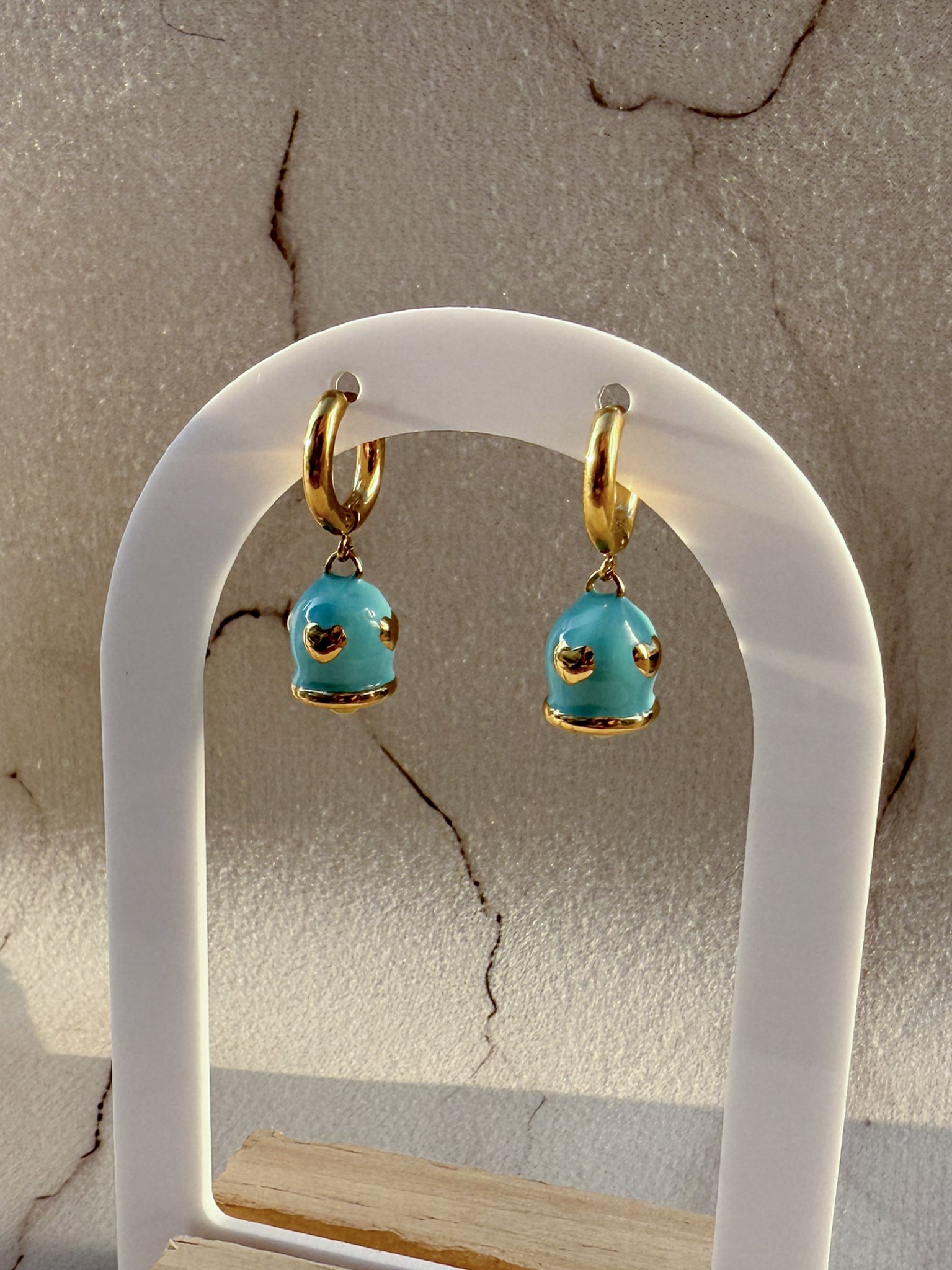 ORECCHINI CAMPANELLA CON CUORE