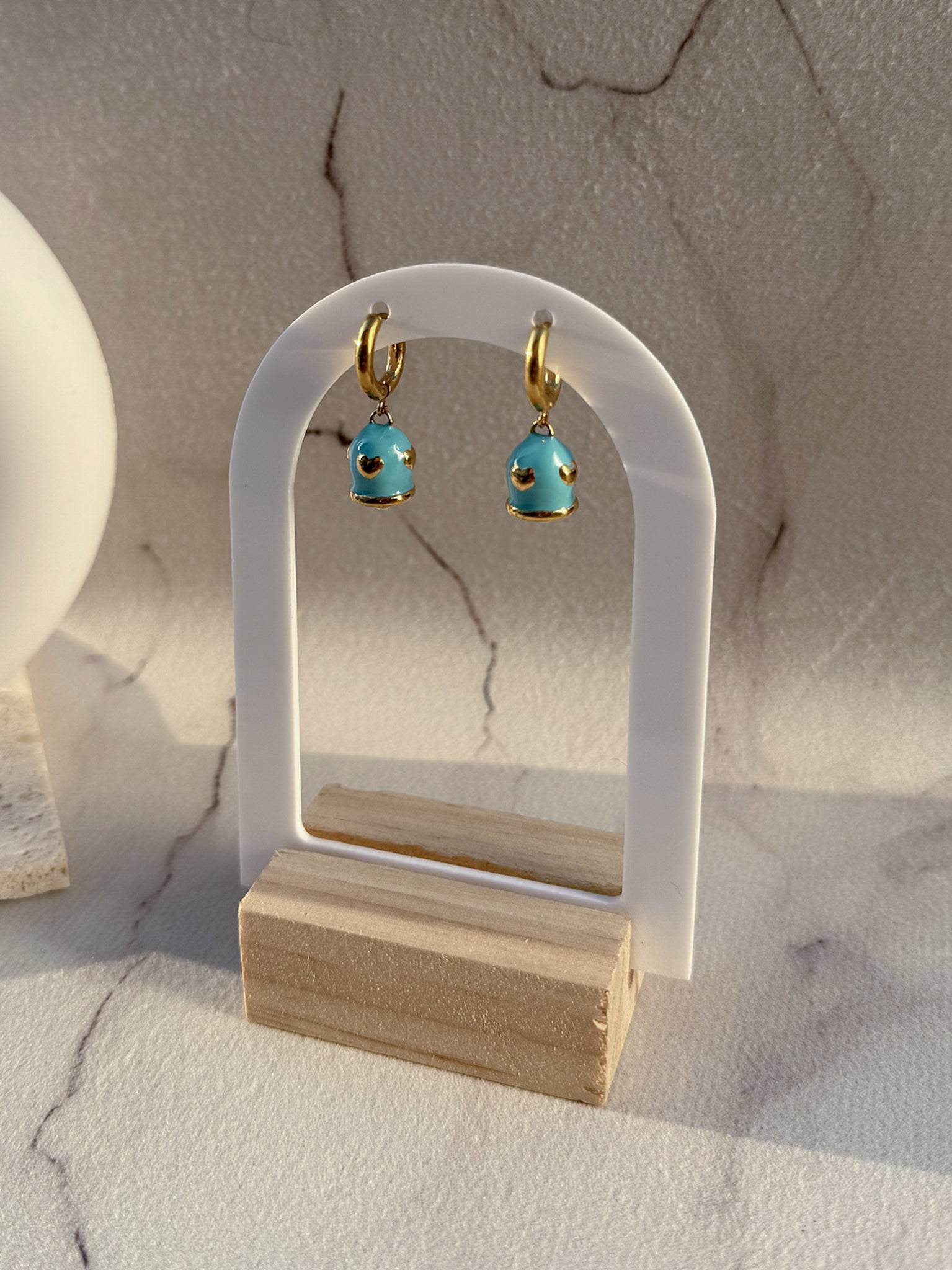 ORECCHINI CAMPANELLA CON CUORE