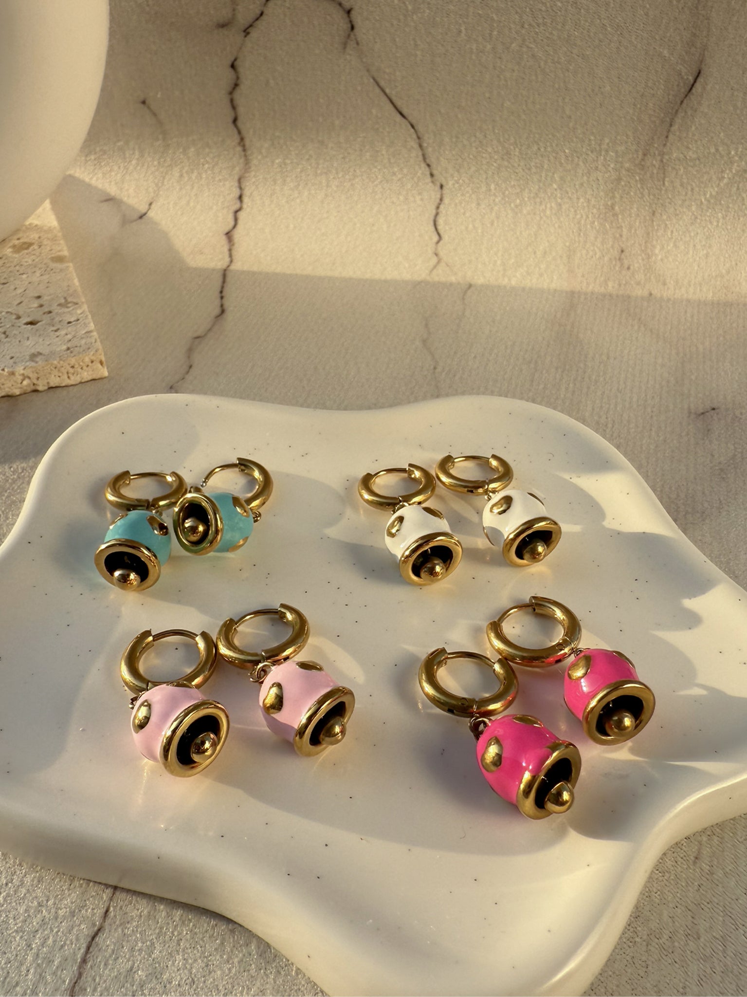 ORECCHINI CAMPANELLA CON CUORE