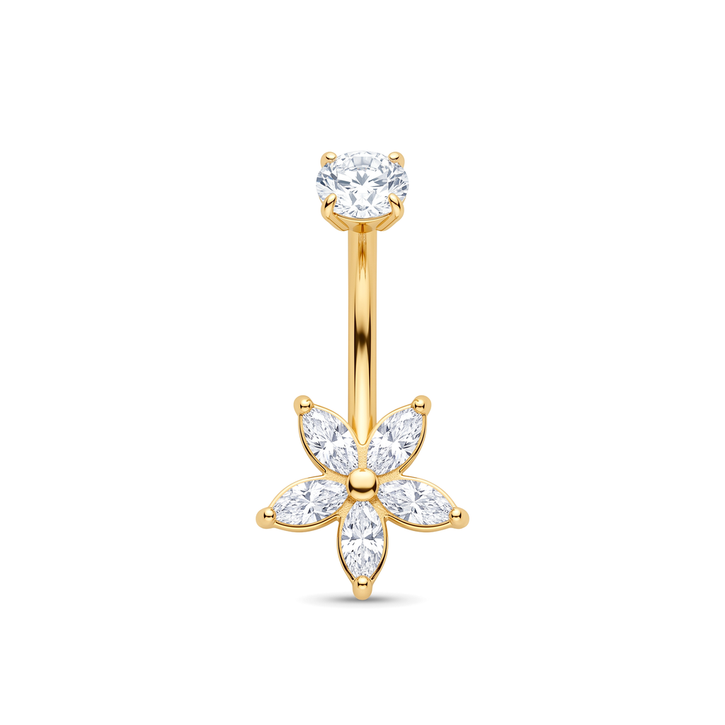 Piercing Diamond Flower