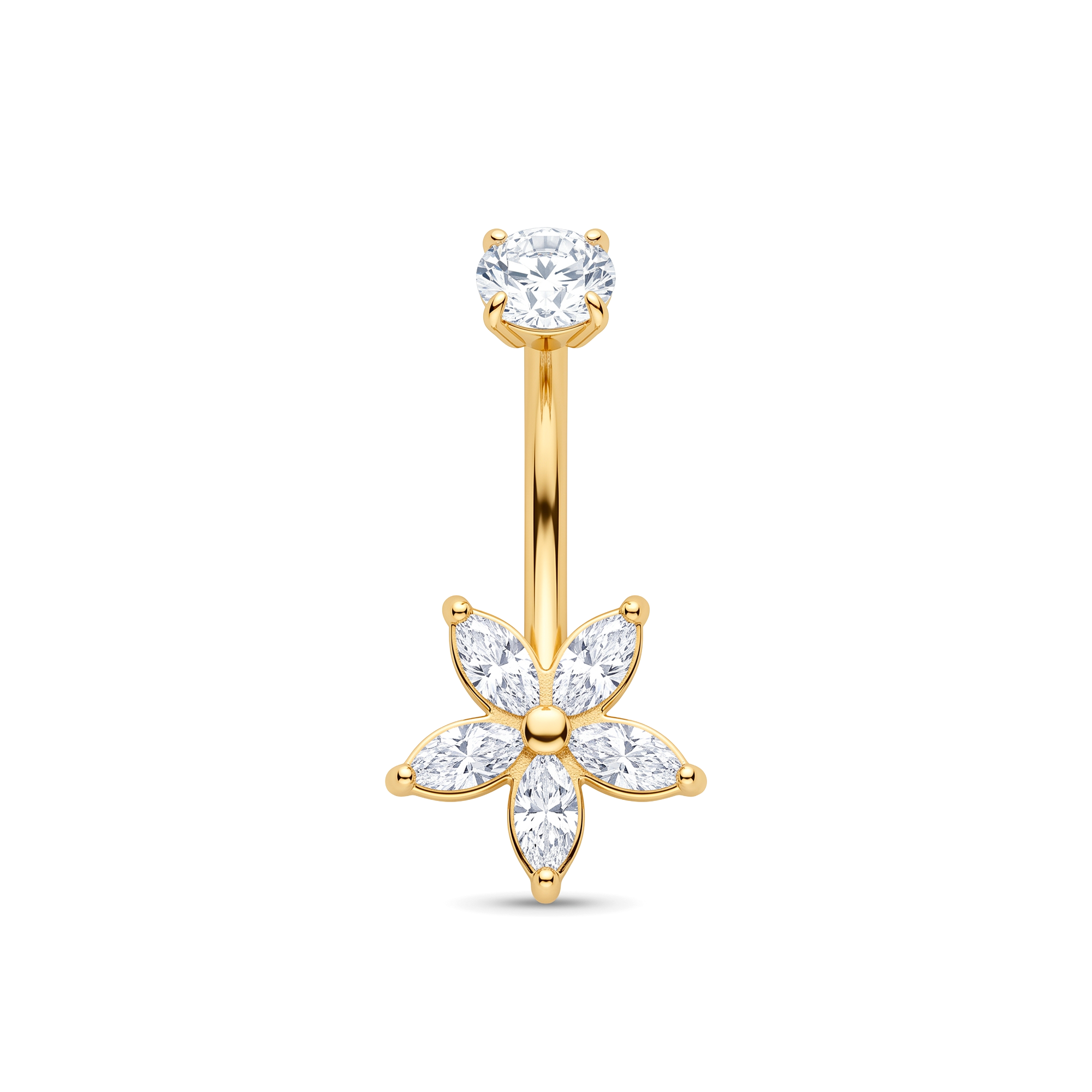 Piercing Diamond Flower