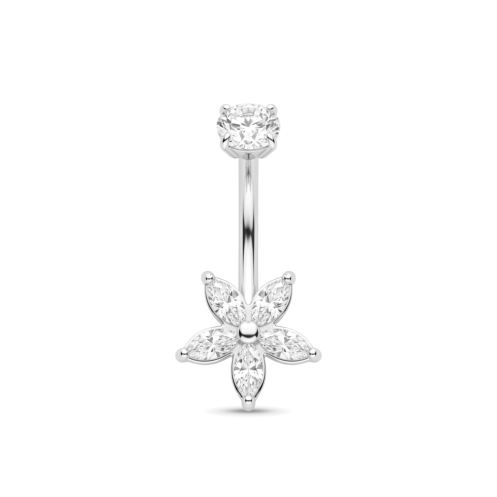 Piercing Diamond Flower