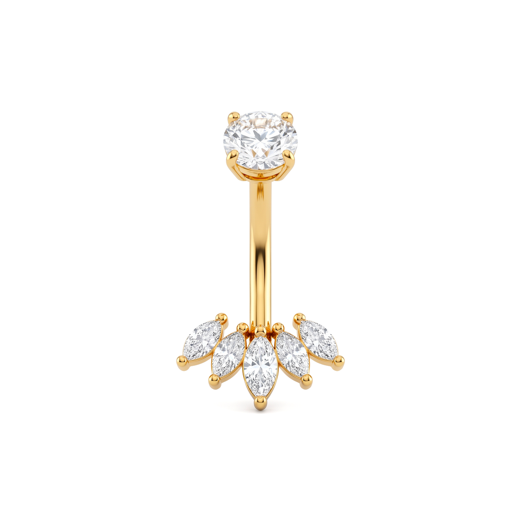 Piercing Diamond Leaf