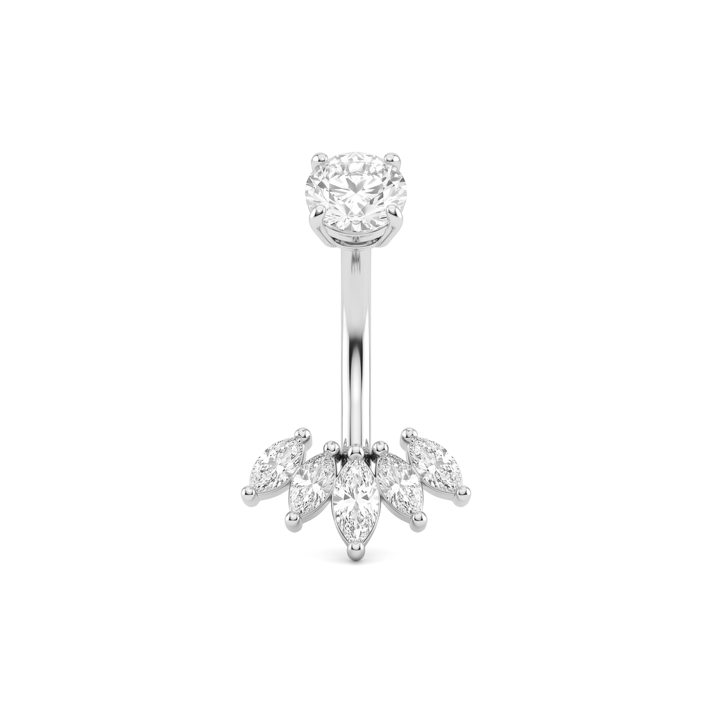Piercing Diamond Leaf