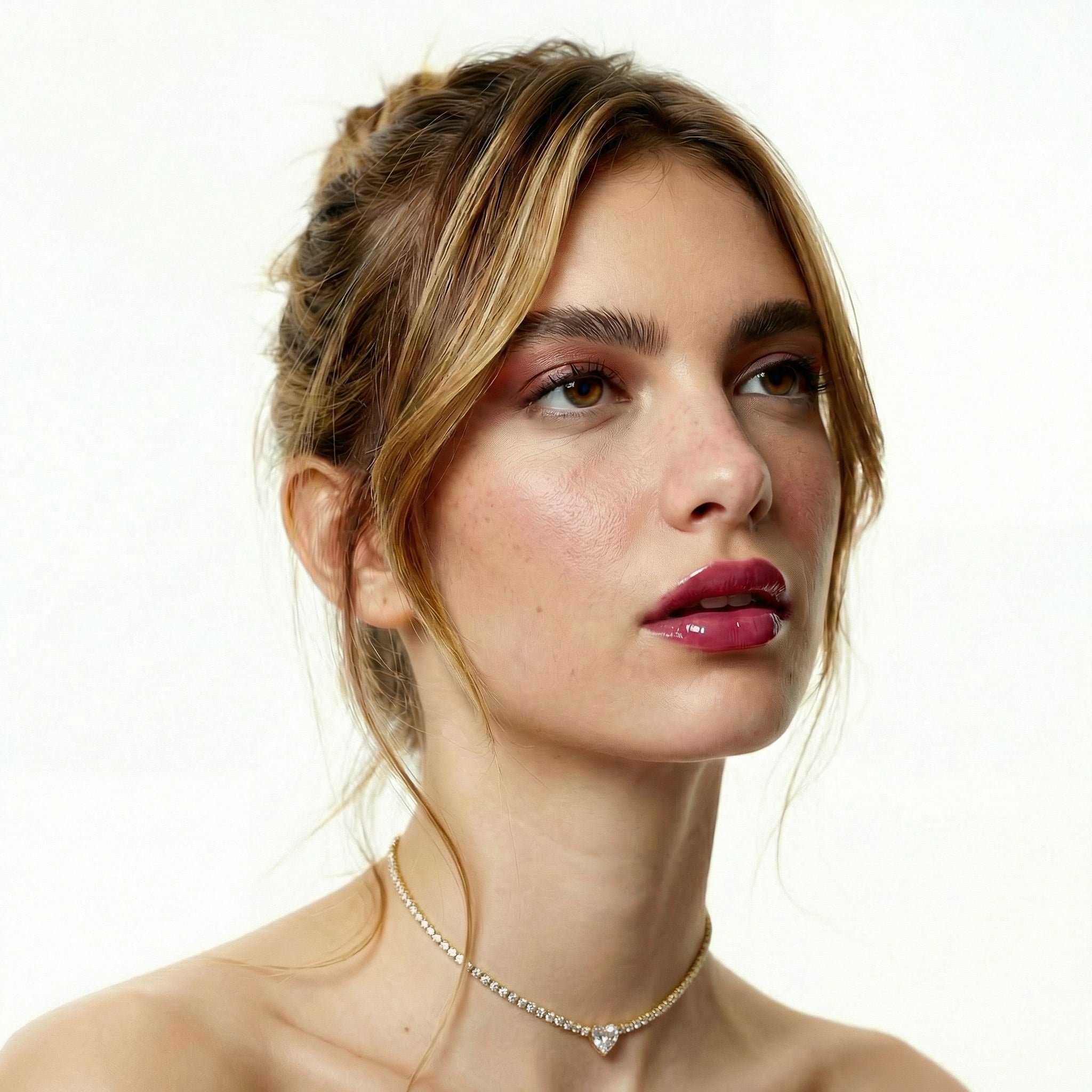 Collana Tennis Cuoricino