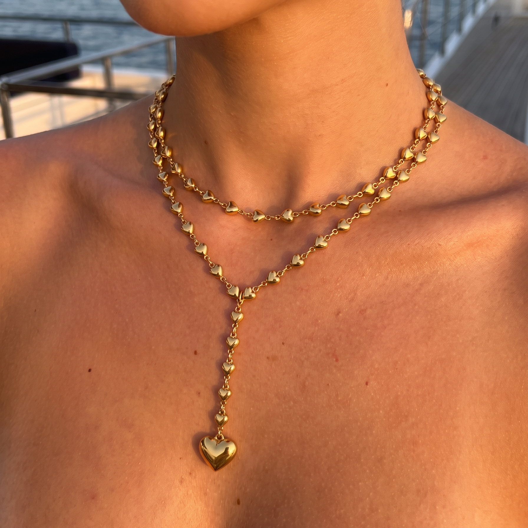 Collana Long Heart