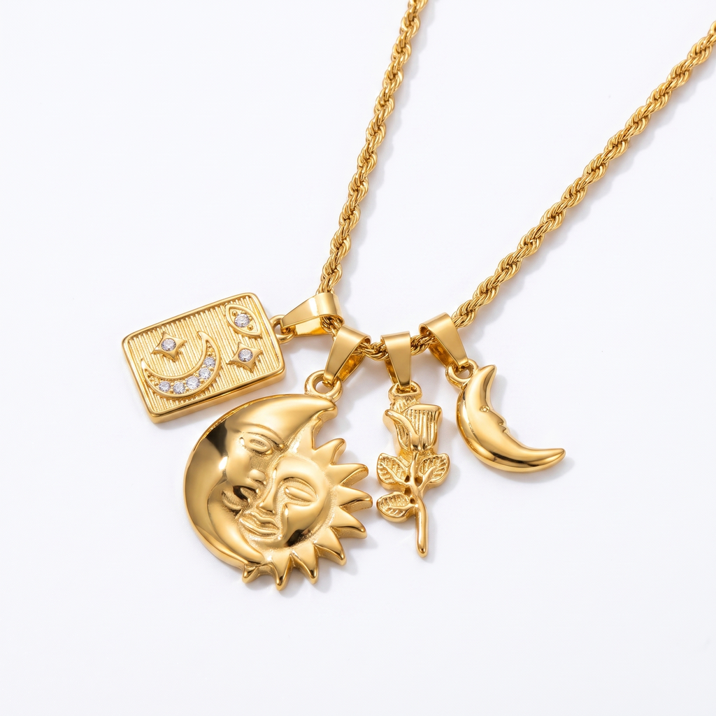 Collana Sole Luna