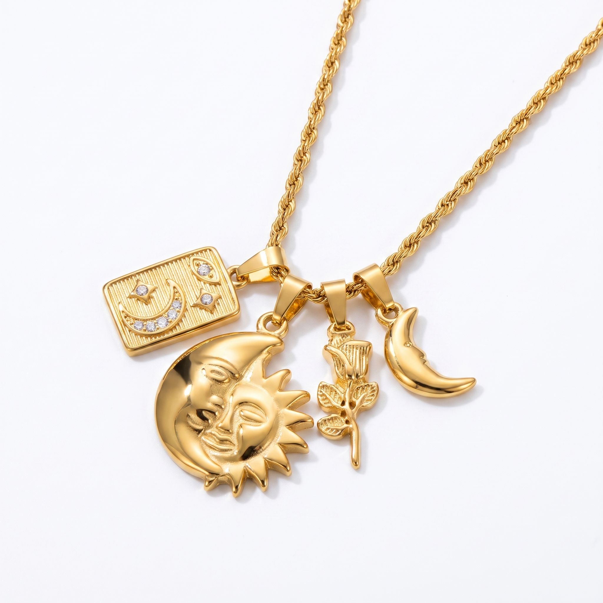 Collana Sole Luna