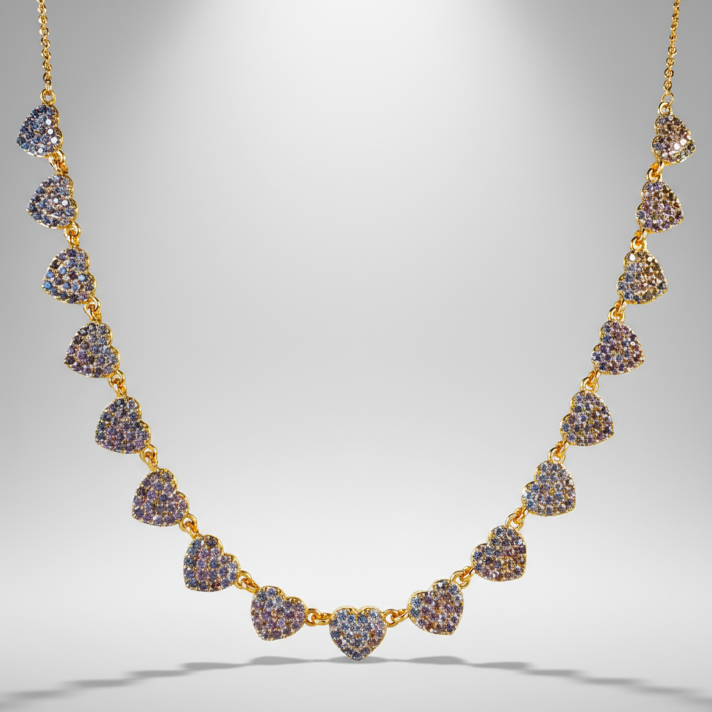 COLLANA CUORICINI LUXURY