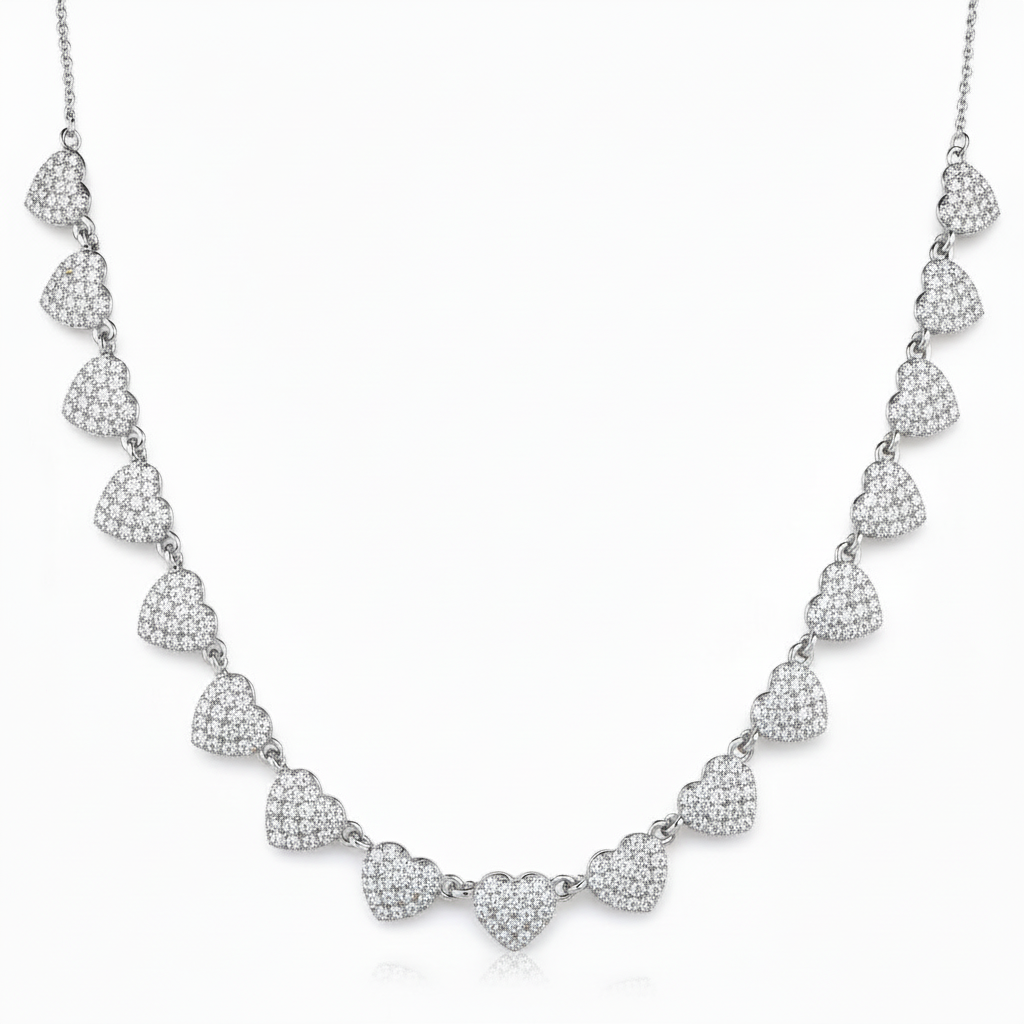 Collana Cuoricini Luxury